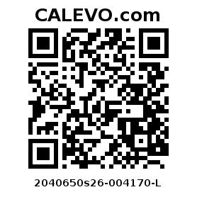 Calevo.com Preisschild 2040650s26-004170-L