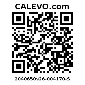 Calevo.com Preisschild 2040650s26-004170-S
