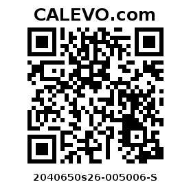 Calevo.com Preisschild 2040650s26-005006-S