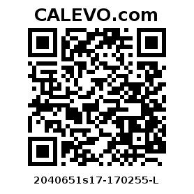 Calevo.com Preisschild 2040651s17-170255-L