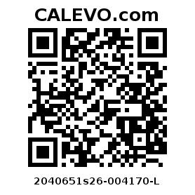 Calevo.com Preisschild 2040651s26-004170-L