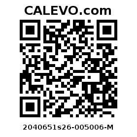 Calevo.com Preisschild 2040651s26-005006-M