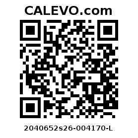 Calevo.com Preisschild 2040652s26-004170-L