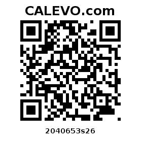 Calevo.com Preisschild 2040653s26