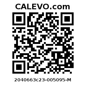 Calevo.com pricetag 2040663c23-005095-M