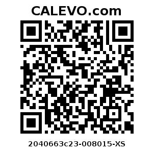 Calevo.com Preisschild 2040663c23-008015-XS