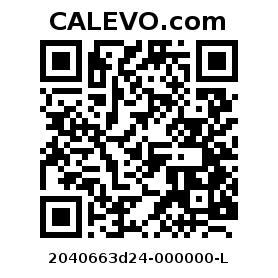 Calevo.com pricetag 2040663d24-000000-L