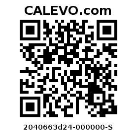 Calevo.com pricetag 2040663d24-000000-S