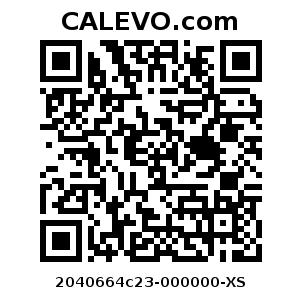 Calevo.com Preisschild 2040664c23-000000-XS