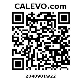 Calevo.com Preisschild 2040901w22