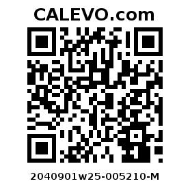 Calevo.com Preisschild 2040901w25-005210-M