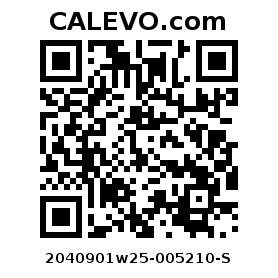 Calevo.com Preisschild 2040901w25-005210-S