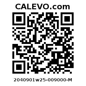 Calevo.com Preisschild 2040901w25-009000-M