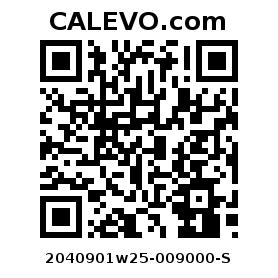 Calevo.com Preisschild 2040901w25-009000-S