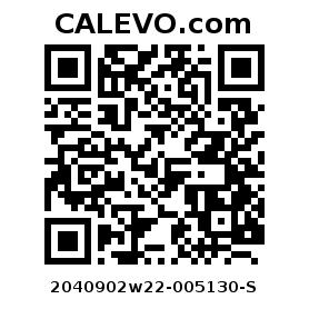 Calevo.com Preisschild 2040902w22-005130-S