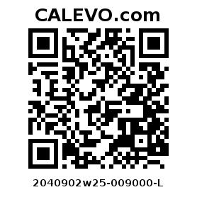 Calevo.com Preisschild 2040902w25-009000-L