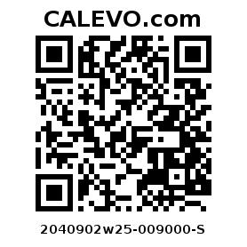 Calevo.com Preisschild 2040902w25-009000-S