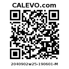 Calevo.com Preisschild 2040902w25-190601-M