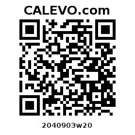 Calevo.com Preisschild 2040903w20