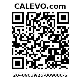 Calevo.com Preisschild 2040903w25-009000-S