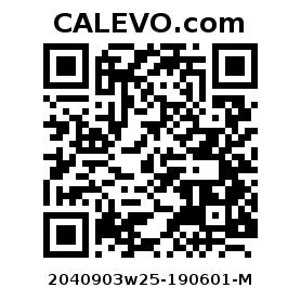 Calevo.com Preisschild 2040903w25-190601-M
