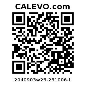 Calevo.com Preisschild 2040903w25-251006-L