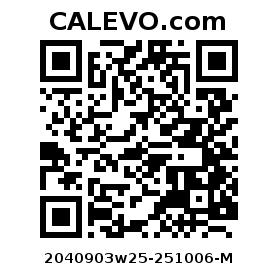Calevo.com Preisschild 2040903w25-251006-M