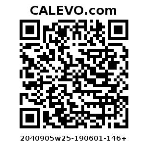 Calevo.com Preisschild 2040905w25-190601-146+