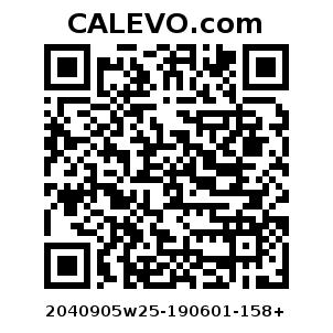 Calevo.com Preisschild 2040905w25-190601-158+