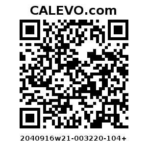 Calevo.com Preisschild 2040916w21-003220-104+