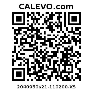 Calevo.com Preisschild 2040950s21-110200-XS