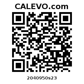 Calevo.com Preisschild 2040950s23