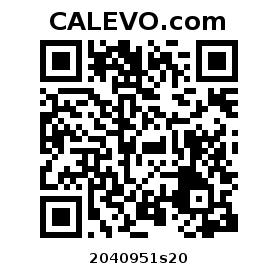 Calevo.com Preisschild 2040951s20