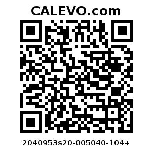 Calevo.com Preisschild 2040953s20-005040-104+