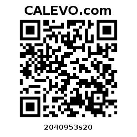Calevo.com Preisschild 2040953s20