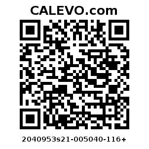 Calevo.com Preisschild 2040953s21-005040-116+