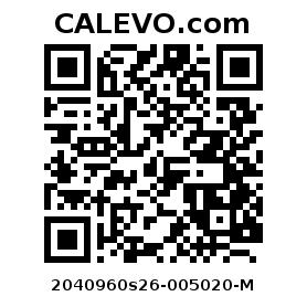 Calevo.com Preisschild 2040960s26-005020-M