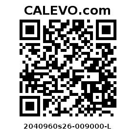 Calevo.com Preisschild 2040960s26-009000-L