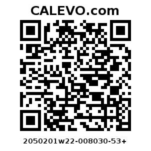 Calevo.com Preisschild 2050201w22-008030-53+