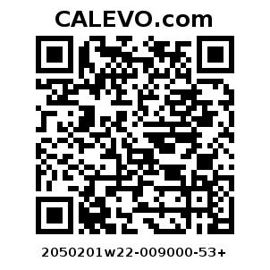 Calevo.com Preisschild 2050201w22-009000-53+