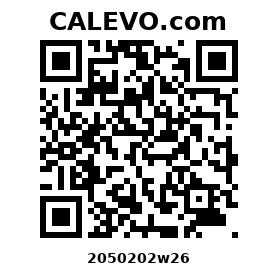 Calevo.com Preisschild 2050202w26