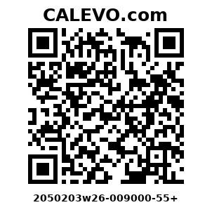 Calevo.com Preisschild 2050203w26-009000-55+