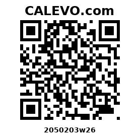 Calevo.com Preisschild 2050203w26