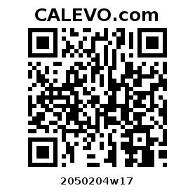Calevo.com Preisschild 2050204w17
