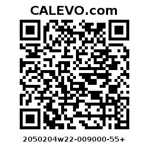 Calevo.com Preisschild 2050204w22-009000-55+