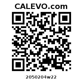 Calevo.com pricetag 2050204w22
