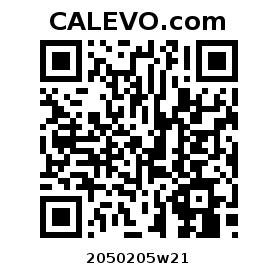 Calevo.com Preisschild 2050205w21