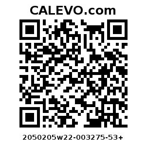 Calevo.com Preisschild 2050205w22-003275-53+