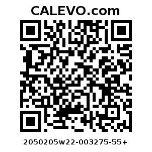 Calevo.com Preisschild 2050205w22-003275-55+