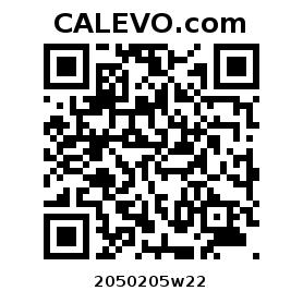 Calevo.com Preisschild 2050205w22